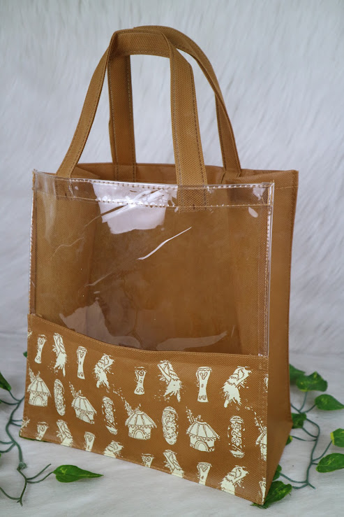 Tas Box Spunbond+Mika Motif Batik Papua 