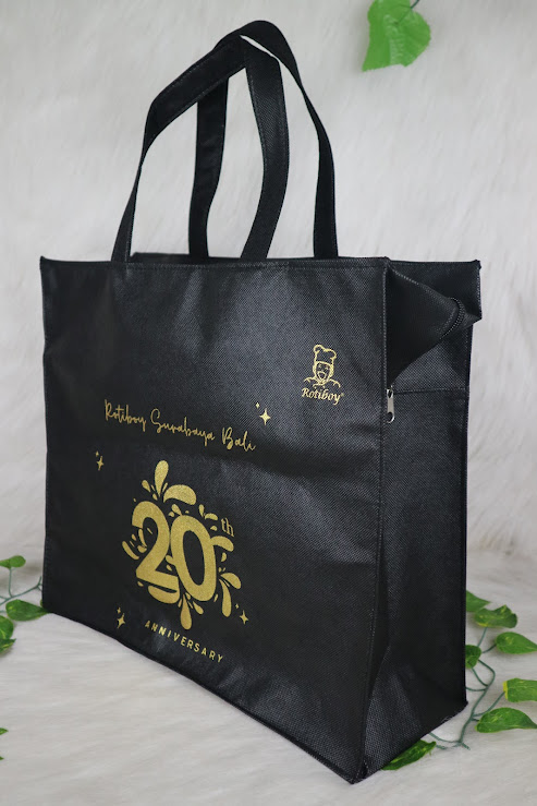 Totebag Resleting Spunbond Rotiboy